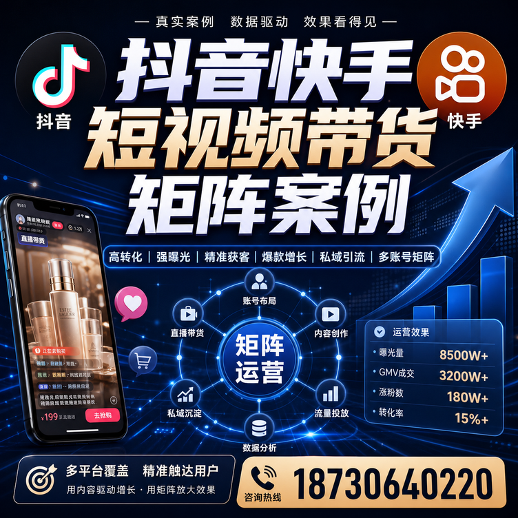黄南短视频带货团队多平台矩阵自动分发案例